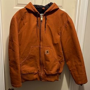 Carhartt Loose Fit Duck Jacket - Burnt Orange/Red